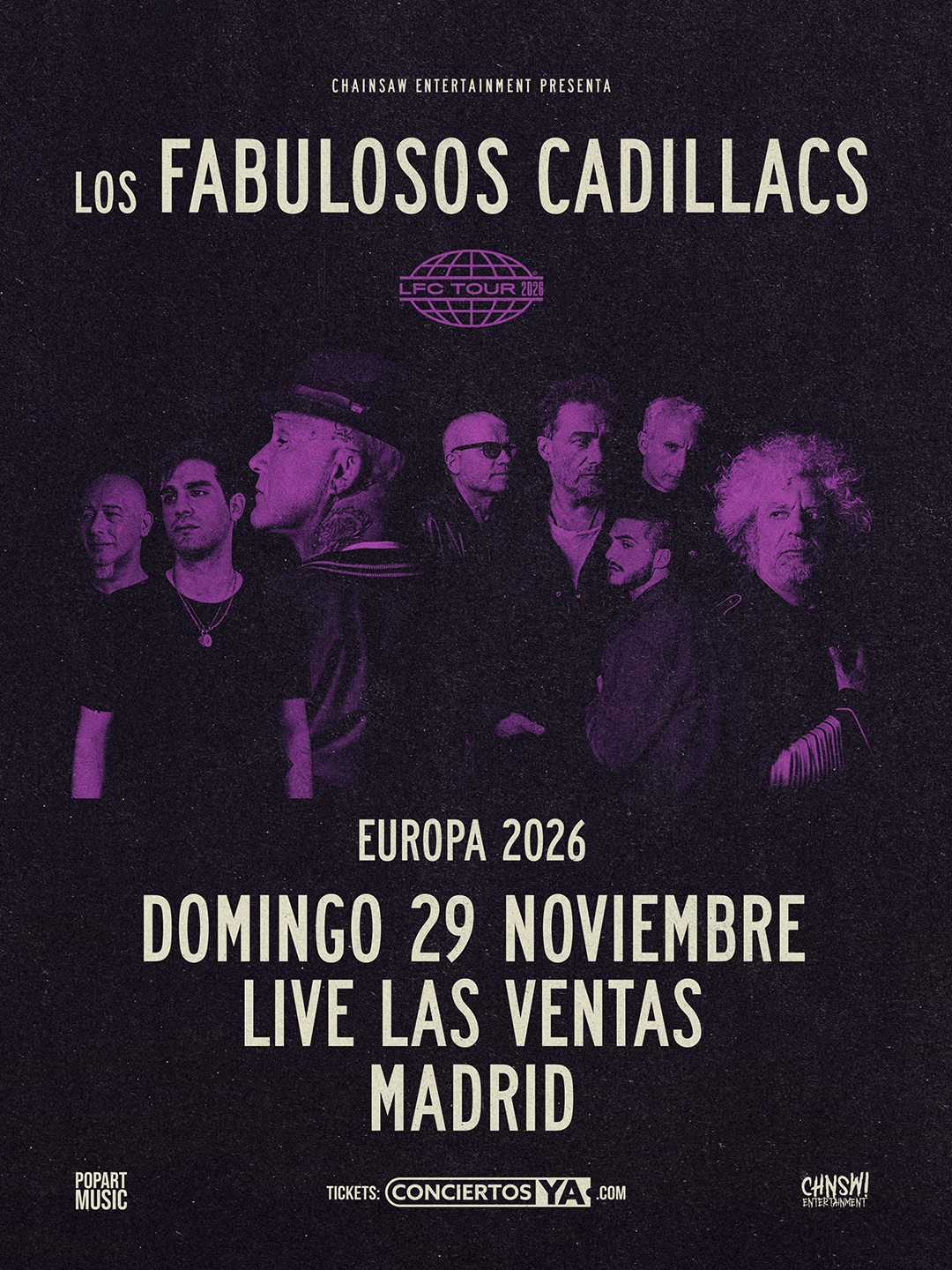 Concierto de Los Fabulosos Cadillacs en Live Las Ventas