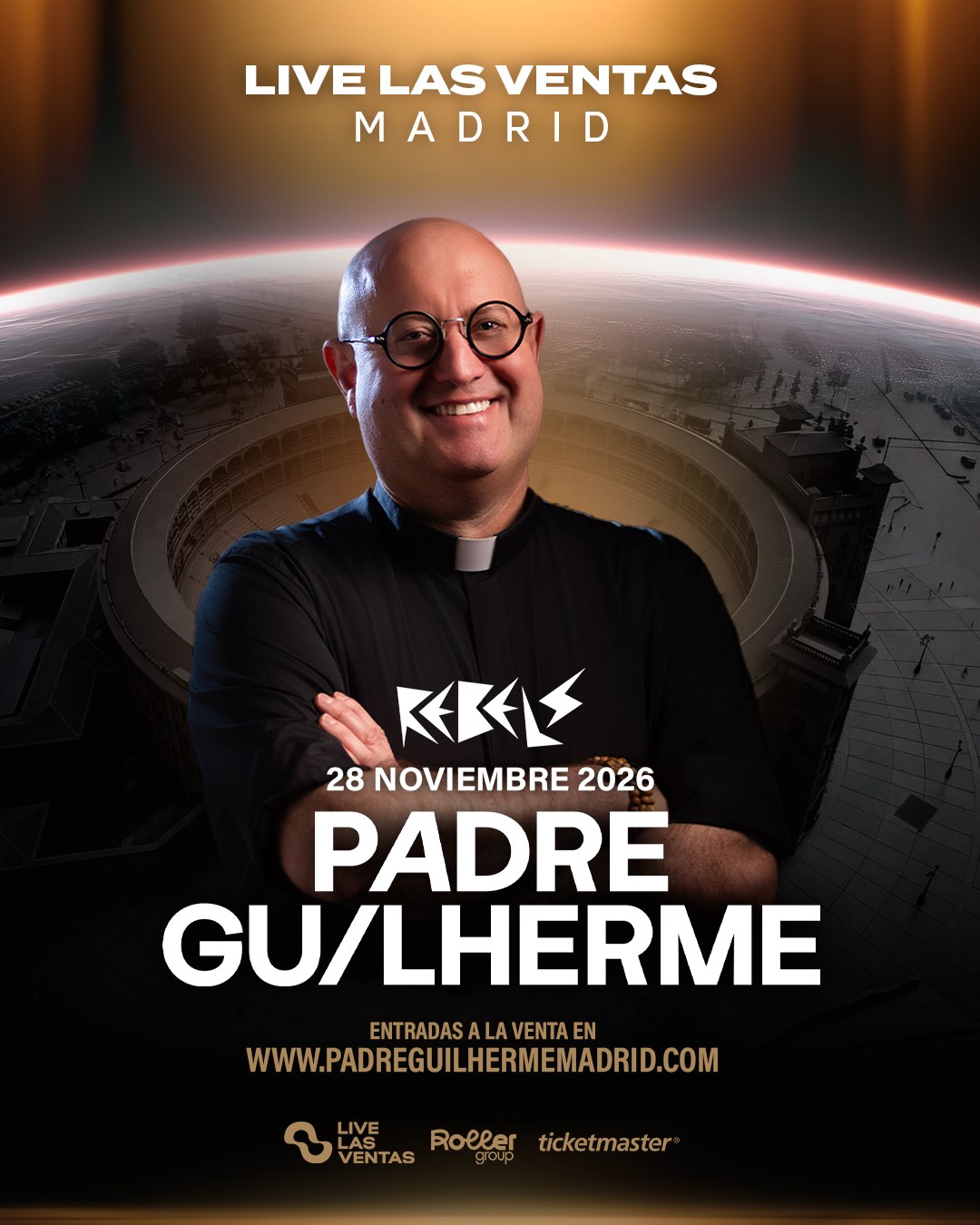 Concierto de Padre Guilherme en Live Las Ventas