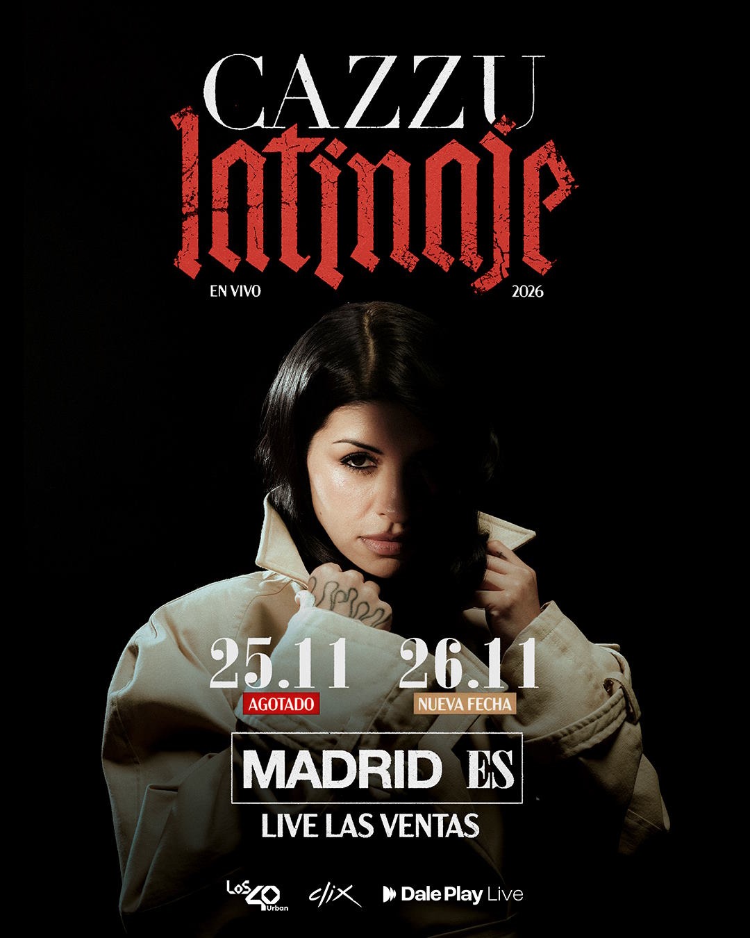 Concierto de Cazzu Latinaje en Live Las Ventas